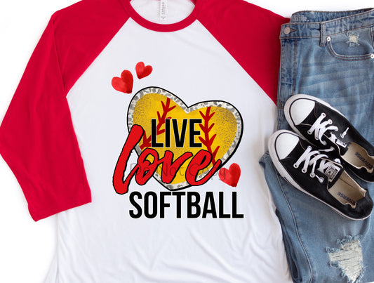 Live love softball-DTF