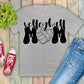 Volleyball mom letters heart-DTF