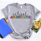 Colorful school titles custom-DTF