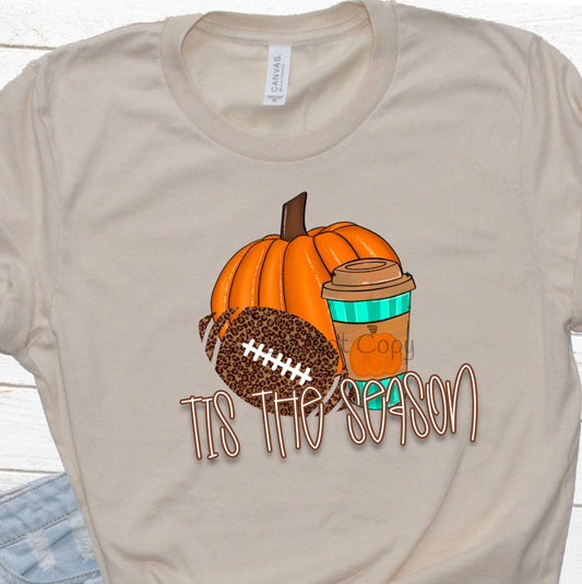 It’s the season football pumpkin -DTF