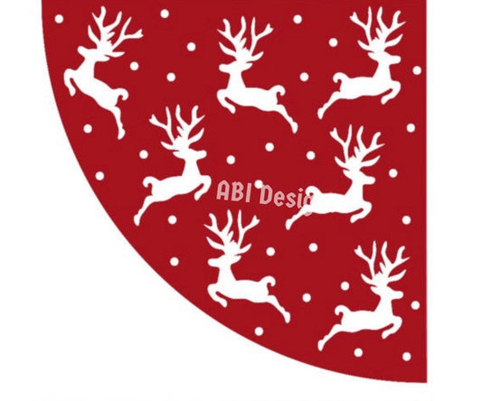 Reindeer Sleeve Stencil