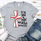 Let the field be joyful baseball cross - DTF