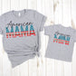 American Mama patriotic name -DTF