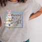 Merry and bright white tree- DTF