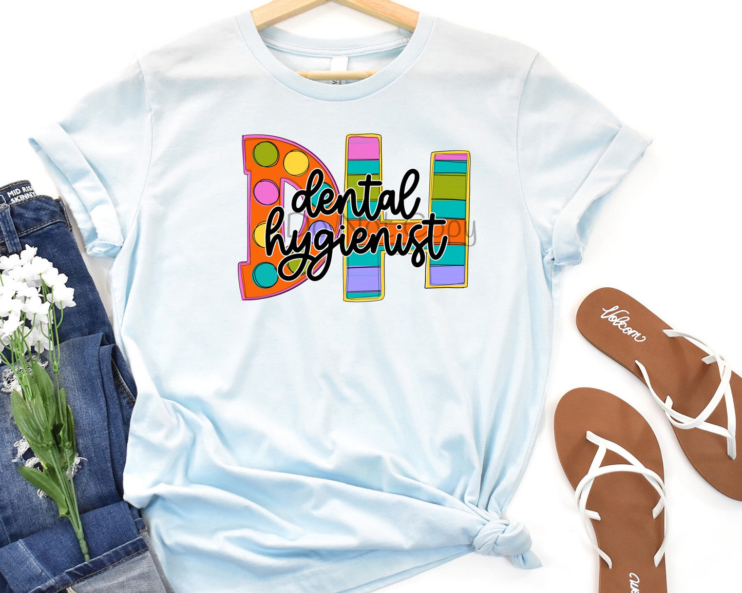 Funky block occupation Dental hygienist-DTF
