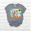 Group of animals with sunflowers - DTF