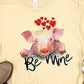 Be mine pig hearts above head-DTF
