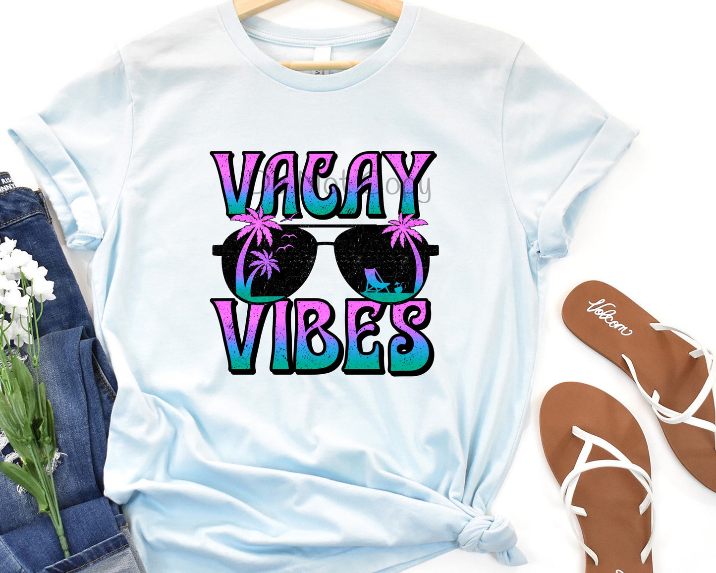 Vacay vibes purple-DTF