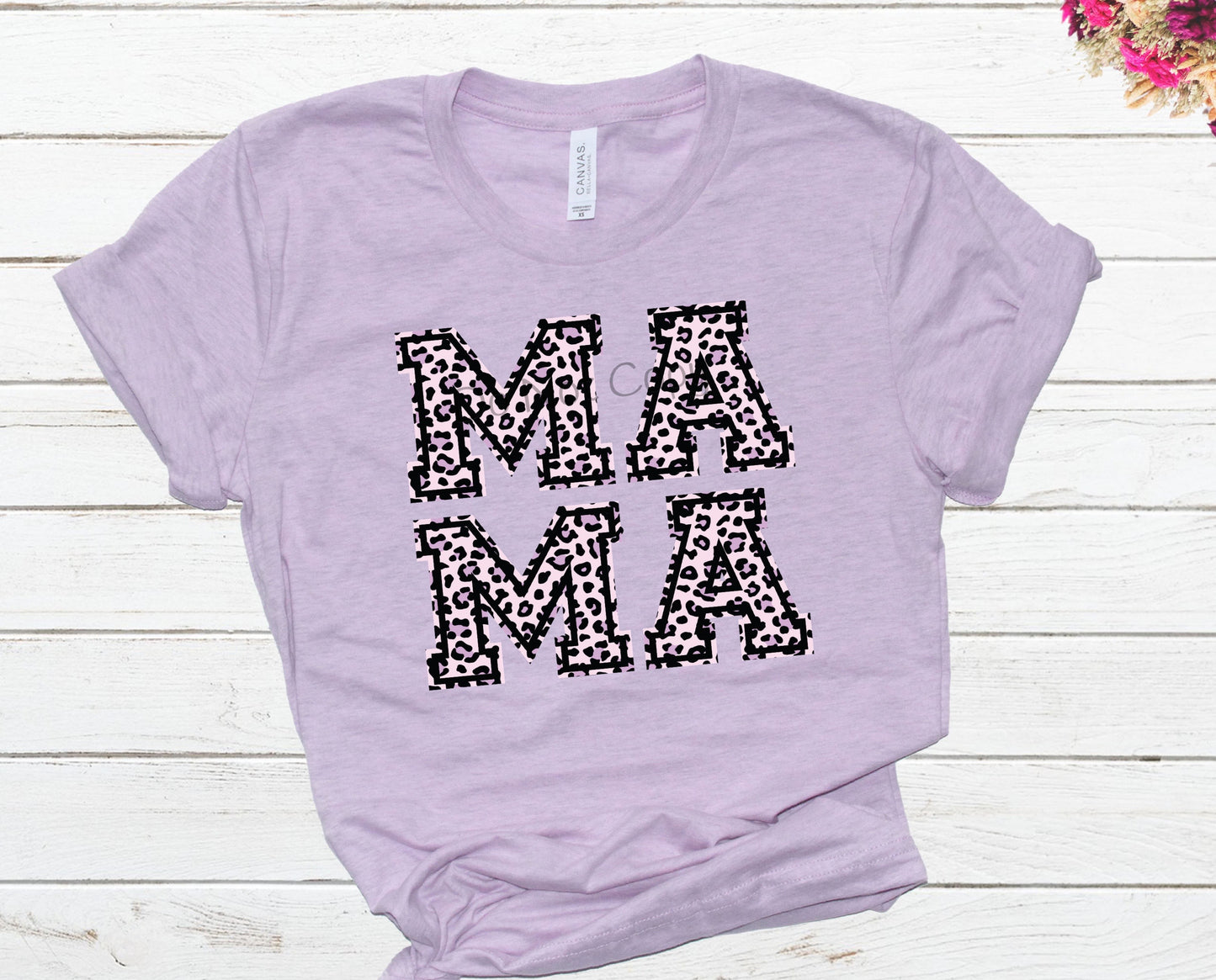 Mama pink Stack leopard-DTF