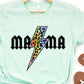 Mama multi colored bolt-DTF