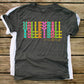 Volleyball bright chenille letters-DTF