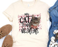 The cat is my valentine-DTF