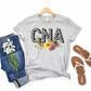 CNA black white flowers bottom-DTF