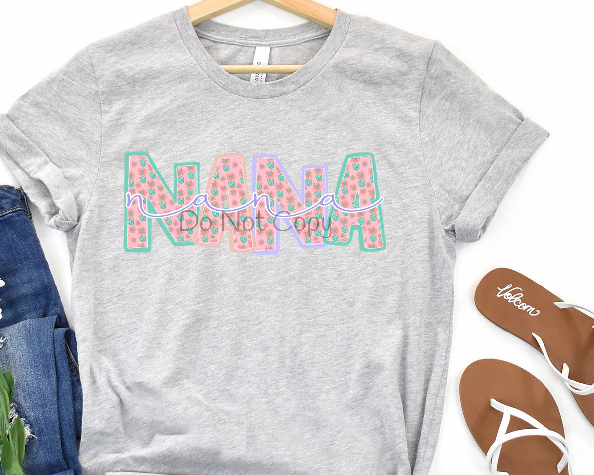 Sweet floral Nana-DTF