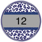 Multi colored leopard circle custom-DTF