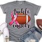 Tackle cancer pink ribbon football-DTF