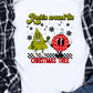 Rockin around the Christmas tree red ball tree-DTF