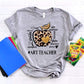 Art teacher leopard apple-DTF