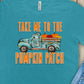 Take me to the pumpkin patch blue truck-DTF