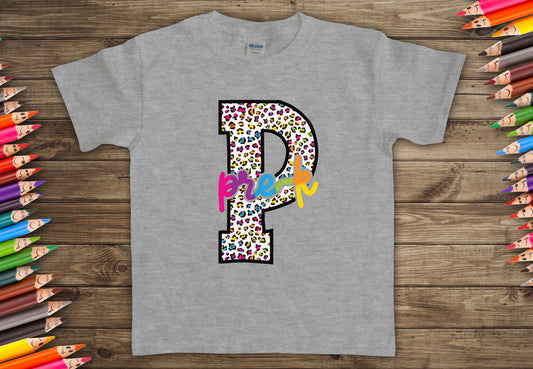 Pre K colorful leopard -DTF