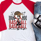 Baseball baseball vibes leopard cap-DTF