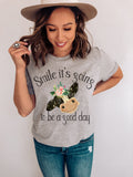 Smile it’s going to be a good day cow -DTF