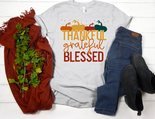 Thankful grateful blessed -DTF