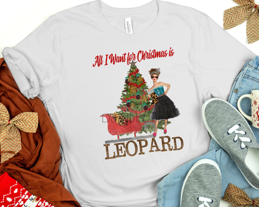 All I want for Christmas is leopard-DTF