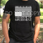 Proud of my country ashamed of my government -11”-Screen Print