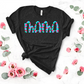 Mama pink turquoise floral-DTF