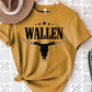 Wallen skull leopard horns-DTF