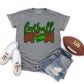 Football mom O green heart-DTF