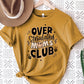 Overstimulated moms club tan-DTF