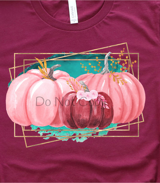 Pink pumpkins-DTF
